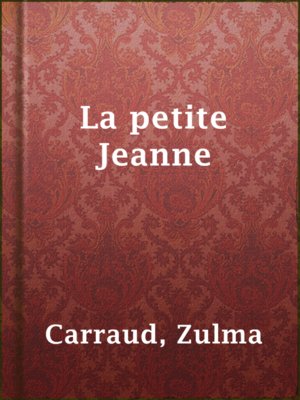cover image of La petite Jeanne